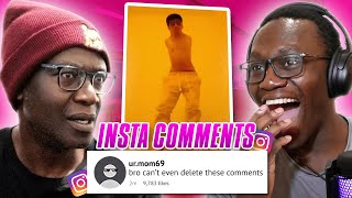 DAD REACTS TO BRUTAL INSTAGRAM COMMENTS [upl. by Nilre]