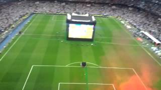 Reacción gol de Gareth Bale contra el Atl De Madrid Champions League Final LisboaHD [upl. by Kcirdehs]