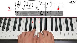 Acrobats Slow version John Thompsons easiest piano course Part 3 [upl. by Ephrayim650]