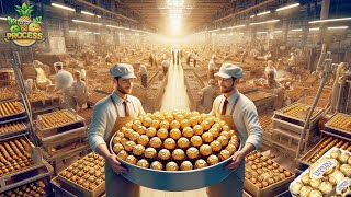 How Is Ferrero Rocher Made In Factory  Ferrero Rocher Factory Process [upl. by Iorgos]