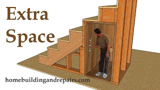 How To Build Stairs With Extra Storage Space  Remodeling And New Construction Tips [upl. by Swords]