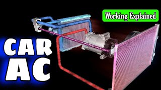 Car AC Working Explained in Urdu Hindi  Animation  English Subtitles added [upl. by Enimasaj]