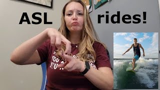 ASL 8 meanings of RIDE [upl. by Dorreg755]