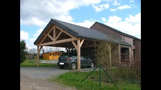 Un carport en bois il y a dix de ça [upl. by Ettesil]