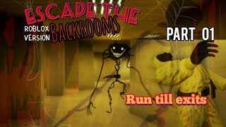 Escape the Backrooms l Roblox version l v 10 Backrooms The Shadow Network l with Sanulablox [upl. by Komarek]