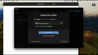 How to Install Unity Editor on macOS Apple Silicon M1 M2  Unity 3D Tutorial 2024 [upl. by Trant]