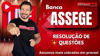 Ao Vivo Análise e Resolução de Questões da ASSEGE [upl. by Irvine]