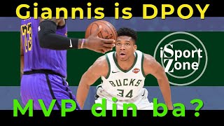 iSportZone NBA Rasyon Giannis Antetokounmpo wins Defensive Player of the Year🎙 [upl. by Grew157]