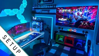 Gaming Setup  Room Tour  2022  Ultimate Small Room Setup [upl. by Fahey792]