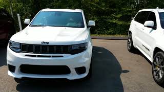 2018 Jeep Grand Cherokee Trackhawk Launch Control Demo Interior Detail and Engine Detail [upl. by Faletti517]