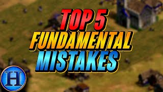 Top 5 Fundamental Mistakes All AoE2 Players Make [upl. by Atiuqrahs]