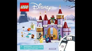 LEGO Instructions  Disney  43180  Belles Castle Winter Celebration  Beauty and the Beast [upl. by Stanwood360]