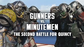 Gunners vs Minutemen The Second Battle for Quincy  Creation Club for Fallout 4 [upl. by Akram]