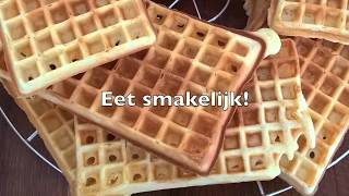 Zachte wafels bakken [upl. by Anec]