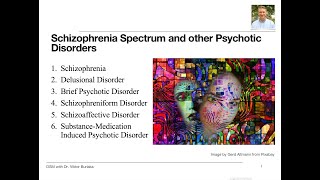 DSM5 Schizophrenia Spectrum and other Psychotic Disorders [upl. by Ohce]