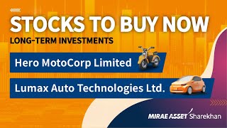 Stocks To Buy Now  Hero MotoCorp Ltd and Lumax Auto Technologies Ltd  29th Nov 2024 [upl. by Hsara]