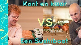 Kant en klare Sushi VS Bizarre Sushiboot [upl. by Nicolina]