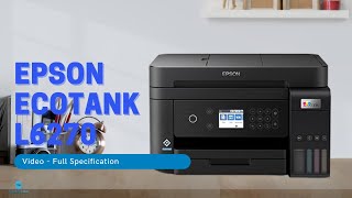 Printer Epson EcoTank L6270 Specification  Spesifikasi Epson L6270 [upl. by Aisatal]