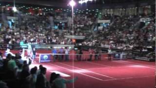 Julia Goerges vs Caroline Wozniacki winner ceremony 12  Porsche Tennis Grand Prix 2011 [upl. by Forrer]