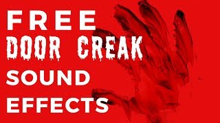 CREAKING DOOR SOUND  Free Download in Description [upl. by Bullen]