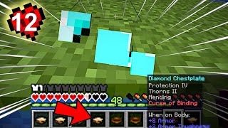 How to take off Curse of Binding Armor Ep12 Rushing Minecraft Hardcore [upl. by Ramu]