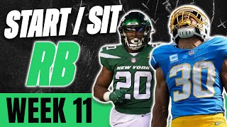 2023 Fantasy Football  MUST Start or Sit Week 11 Running Backs  Every Match Up [upl. by Ajin]