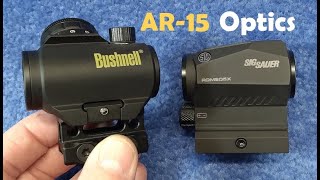 AR15 Beginners Guide To Optics amp Red Dots  Which One Would You Choose Bushnell  EOTech  Sig 5X [upl. by Llij]