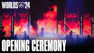 Worlds 2024 Finals Opening Ceremony Presented by Mastercard ft Linkin Park Ashnikko and More [upl. by Starling]