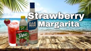 Strawberry Margarita  Pinoy Style GSM Blue Mix ll Budget Friendly [upl. by Itteb]