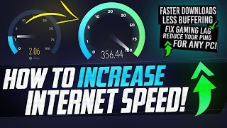 🔧 How to SPEED UP your Internet Boost Download Speeds Lower Ping Fix Lag on Wired and WiFi EASY [upl. by Kcirdnekel884]