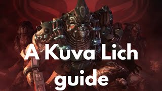 A Kuva Lich guide Warframe [upl. by Adnuhs287]