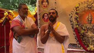 Vedic Chants at Sharda Temple Teetwal Kashmir [upl. by Cottle]