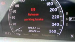 Mercedes S Class in total ESP failure without ignition key inserted [upl. by Areemas]