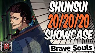 ESSENCIAL PRA QUALQUER CONTA SHUNSUI PARASOL V2 T20 ATK10 SHOWCASE  BLEACH BRAVE SOULS [upl. by Chiarra]