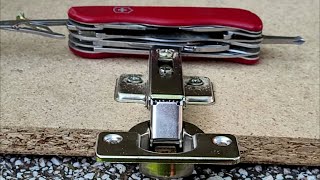 How to repair a hinge with a Victorinox knife glue and ear peg [upl. by Phelan787]