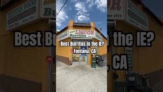 Best Burritos in the Inland Empire 📍Fontana bestburritos burritos mexicanfood foodie [upl. by Anialeh]