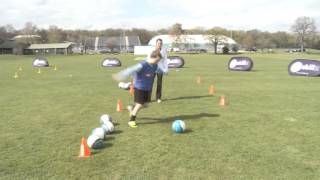 myskillz football shooting drills and skills for children [upl. by Culbertson361]