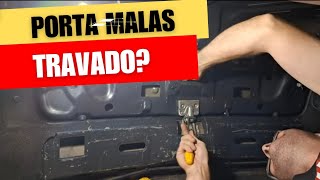 como abrir porta malas travado corsa sedan serve p outris modelos tbm [upl. by Ahsinawt]