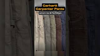 Fashion Essentials on Amazon  Carhartt Carpenter Pants [upl. by Dnomaj296]