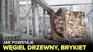 Jak powstaje węgiel drzewny i brykiet  Fabryki w Polsce [upl. by Dambro]