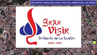 RECORRIDO CABALGATA GRAN VISIR 2019 Jerez TV 2019 [upl. by Retse248]