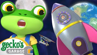 Weasels Space Adventure  Geckos Garage  Trucks For Children  Cartoons For Kids [upl. by Lalage]