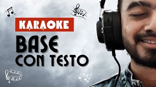 Karaoke con Testo  Aeroplano  883  Base Musicale in MP3 [upl. by Pittman]