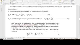 D’ALEMBERT’S PRINCIPLE AND LAGRANGE’S EQUATIONS [upl. by Cacilie284]