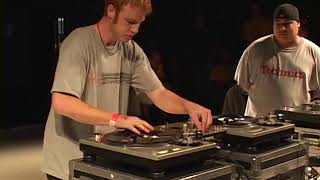 SCRIBBLE JAM 2001 DJ Battles Skratch Bastid Vs Spryte One [upl. by Corissa]