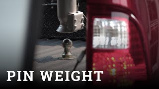 Fifth Wheel Pin Weight with Haul Gauge New Towing Product [upl. by Apostles]