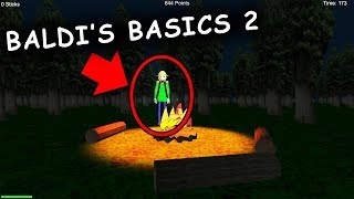 BALDIS BASICS 2  FIELD TRIP Horror Game Baldis Basics in Education and Learning Sequel [upl. by Yro]