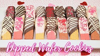 Dipped Wafer Cookies YUM [upl. by Tor]