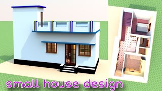 Best house plan for Small plot size 1530 house plan with shop  Small house plans [upl. by Niwrek]