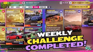 Forza Horizon 5 Weekly Trail Blazer Challenge Quebrada Complete Guide [upl. by Esaele313]